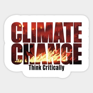 Climate Change Wildfires Sticker